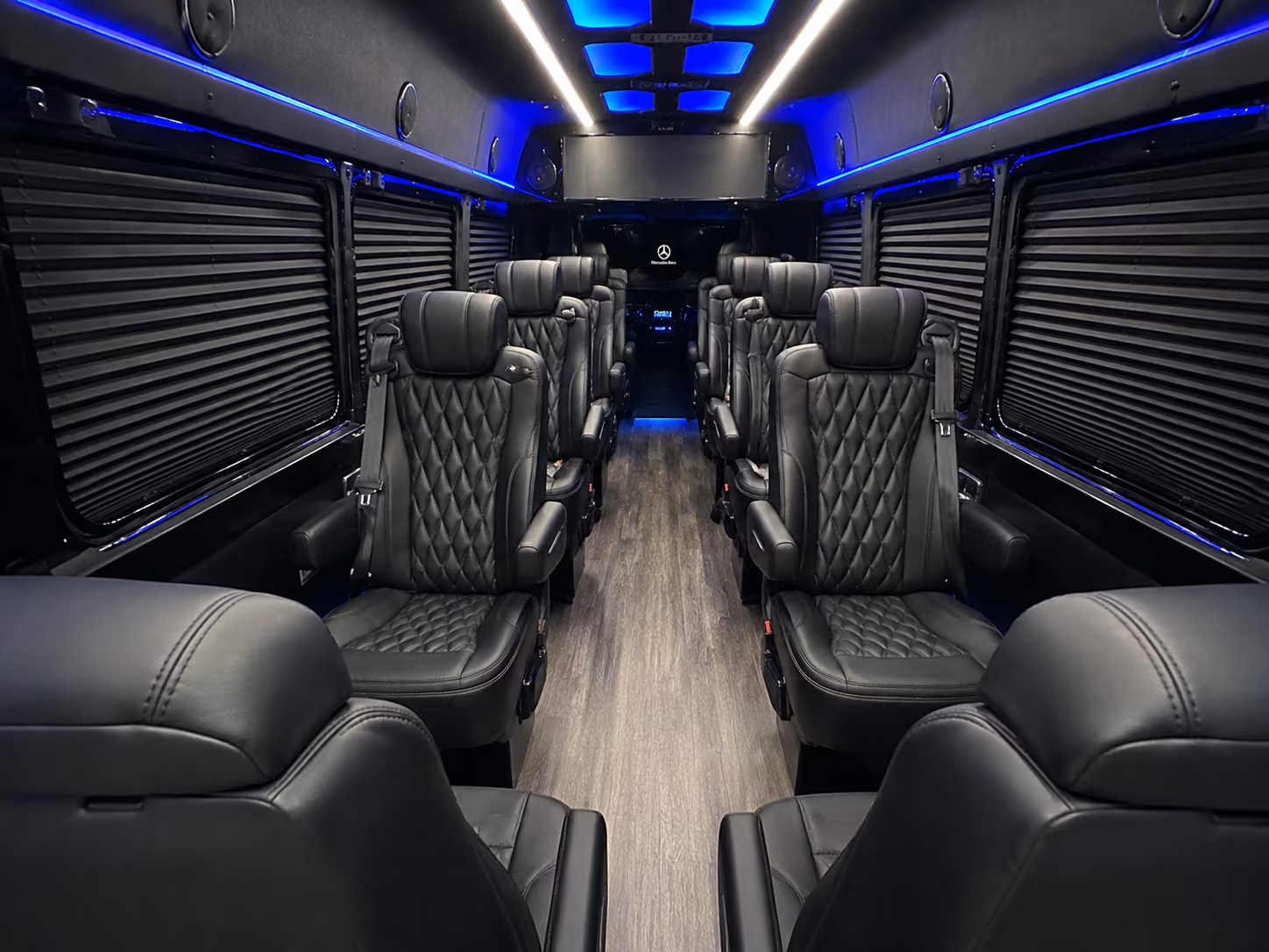 Little Rock Airport Shuttle & Transportation party bus exterior