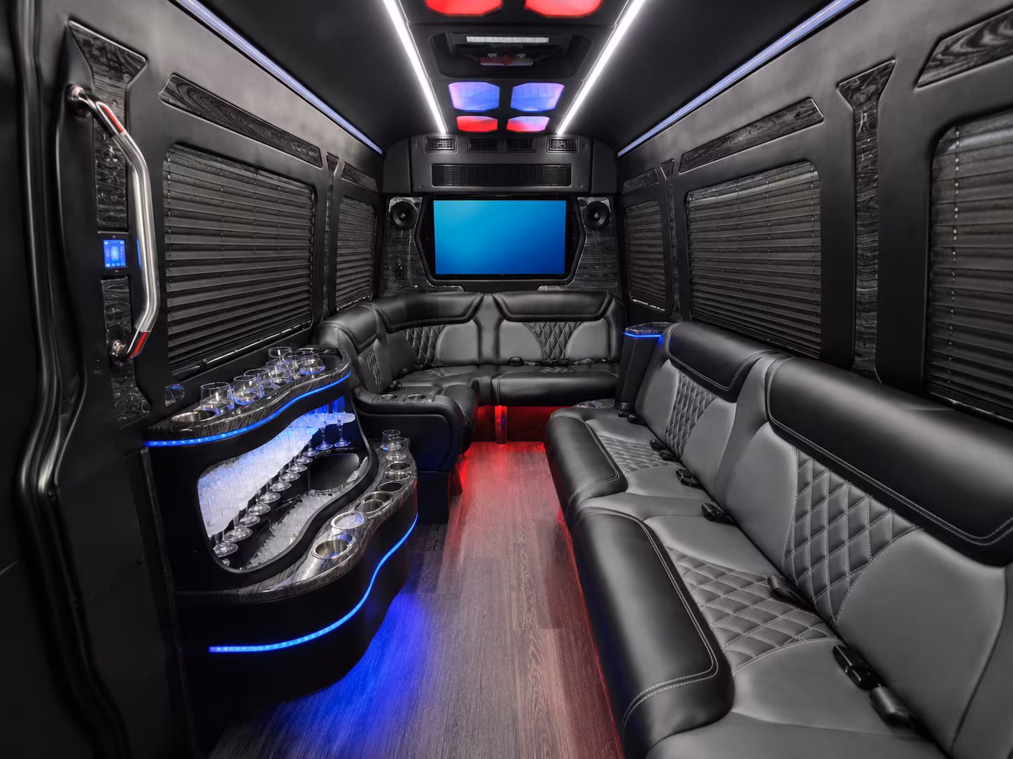 Little Rock Airport Shuttle & Transportation party bus exterior