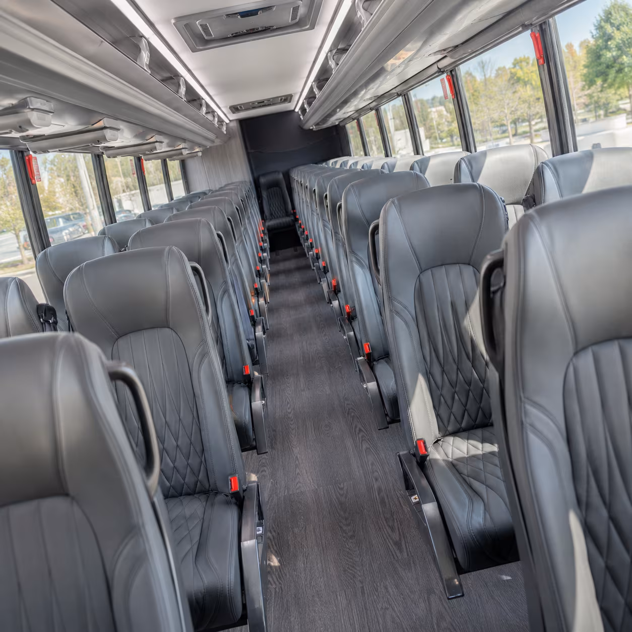 Little Rock Airport Shuttle & Transportation party bus interior