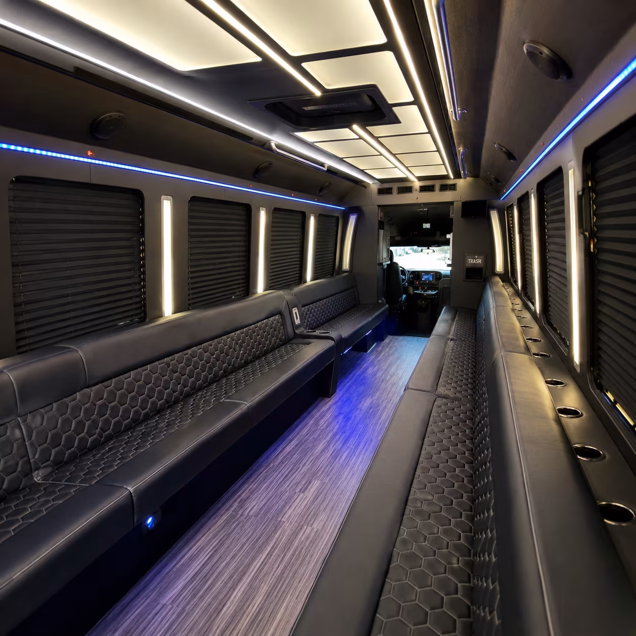 Little Rock Bachelor & Bachelorette Transportation party bus exterior