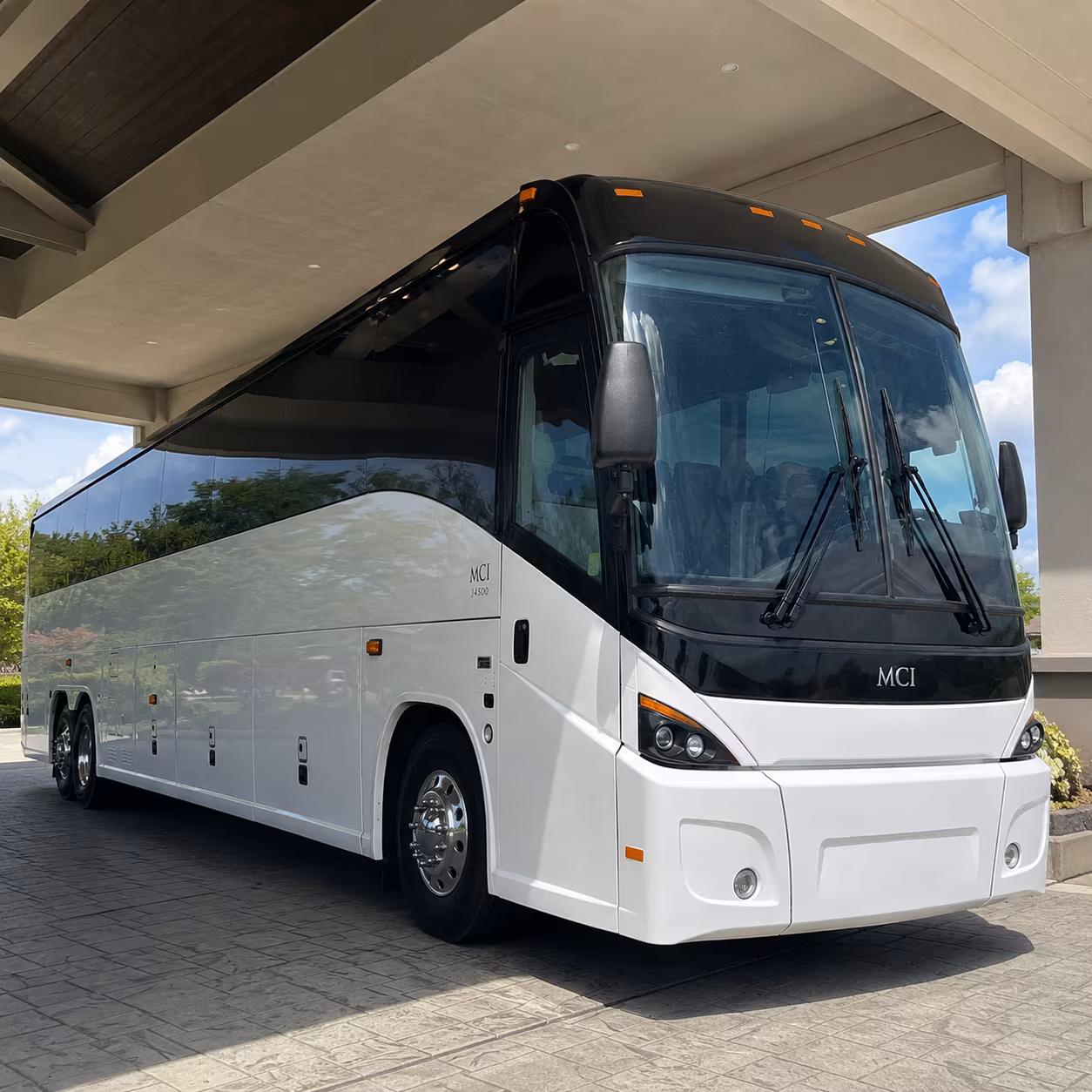 Little Rock Corporate Transportation party bus exterior