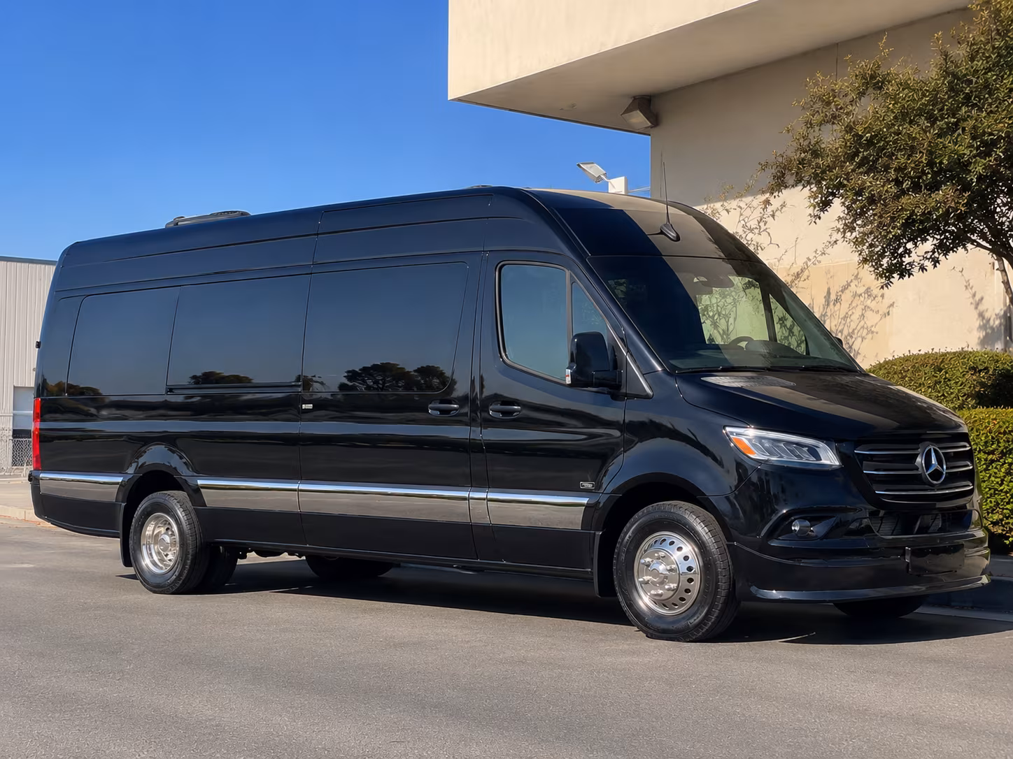 Little Rock Corporate Transportation party bus exterior