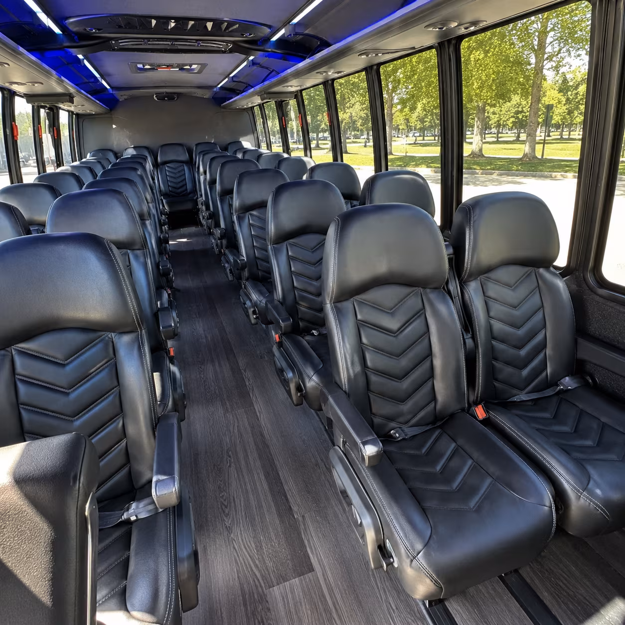 Little Rock Corporate Transportation onboard seating