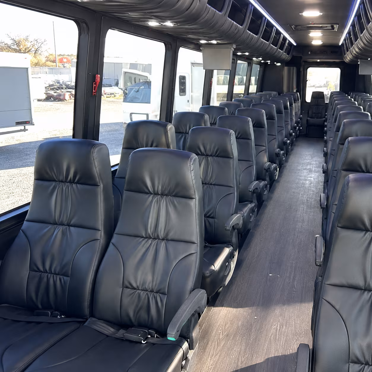 Little Rock Corporate Transportation party bus interior