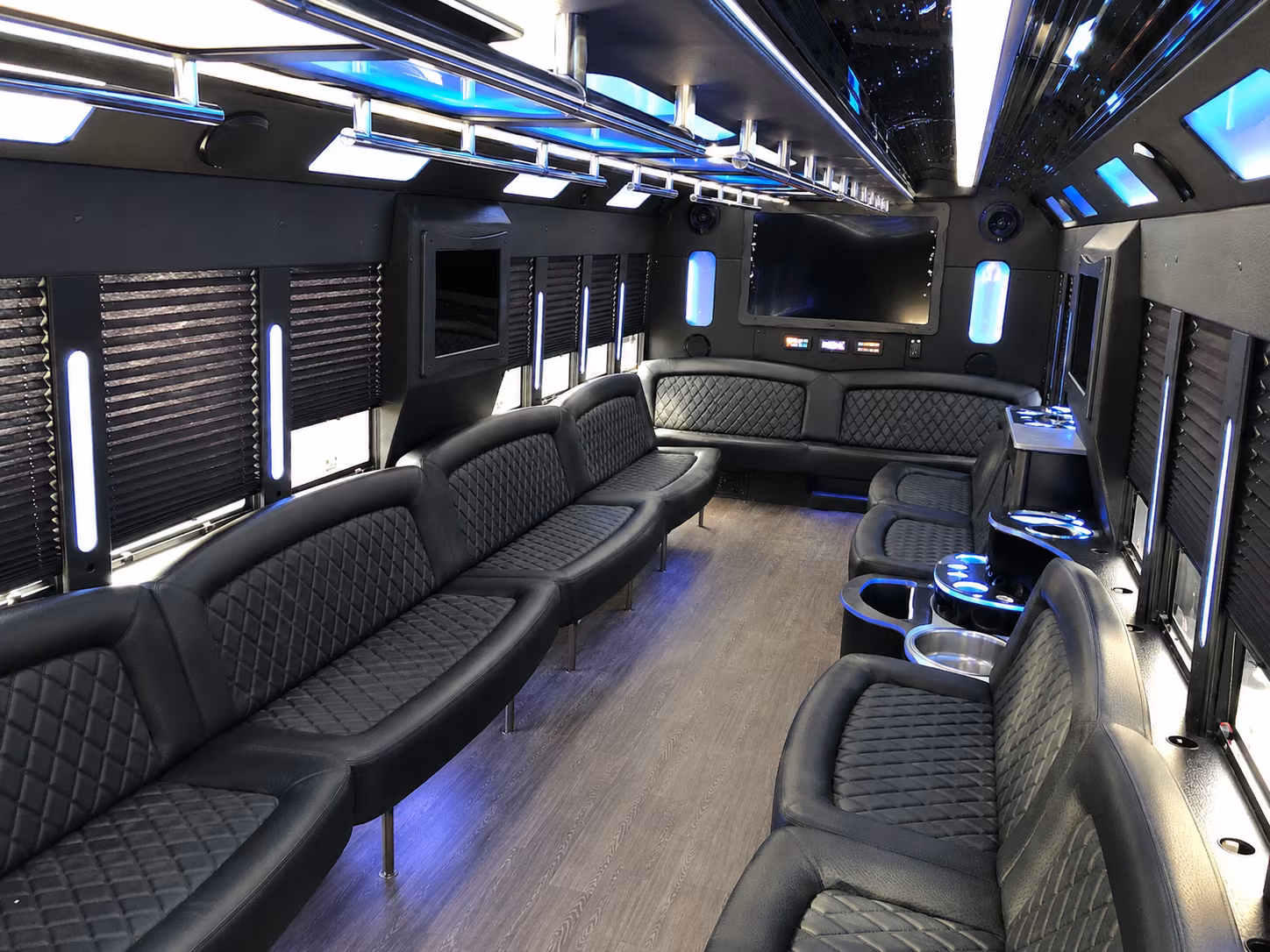 Little Rock Prom & Homecoming Transportation party bus exterior