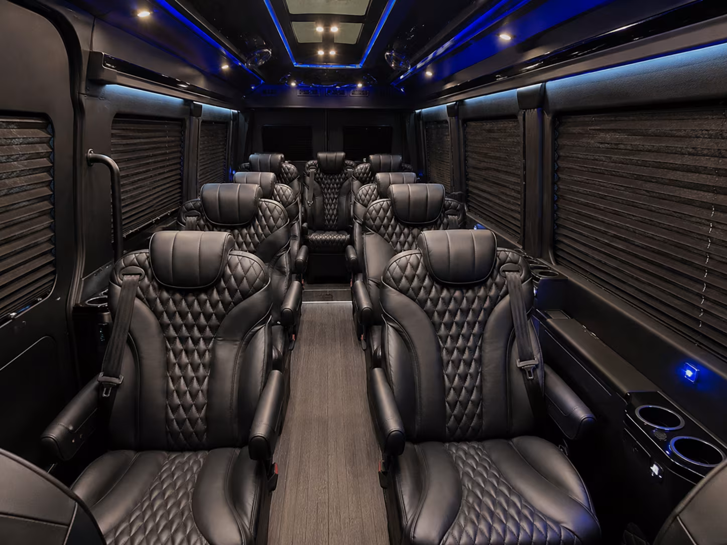 Little Rock School Event Transportation party bus exterior
