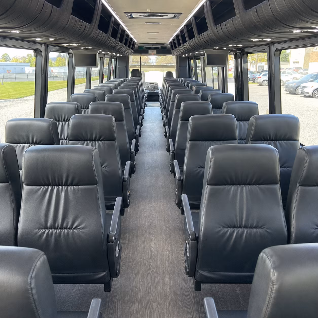 Little Rock School Event Transportation party bus exterior