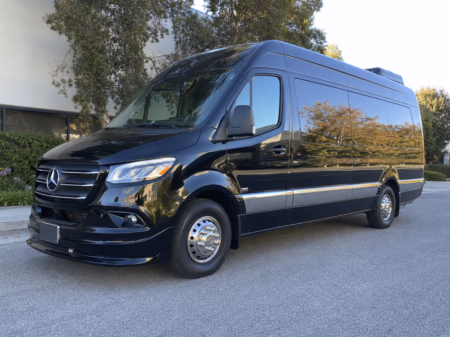 Little Rock School Event Transportation party bus exterior