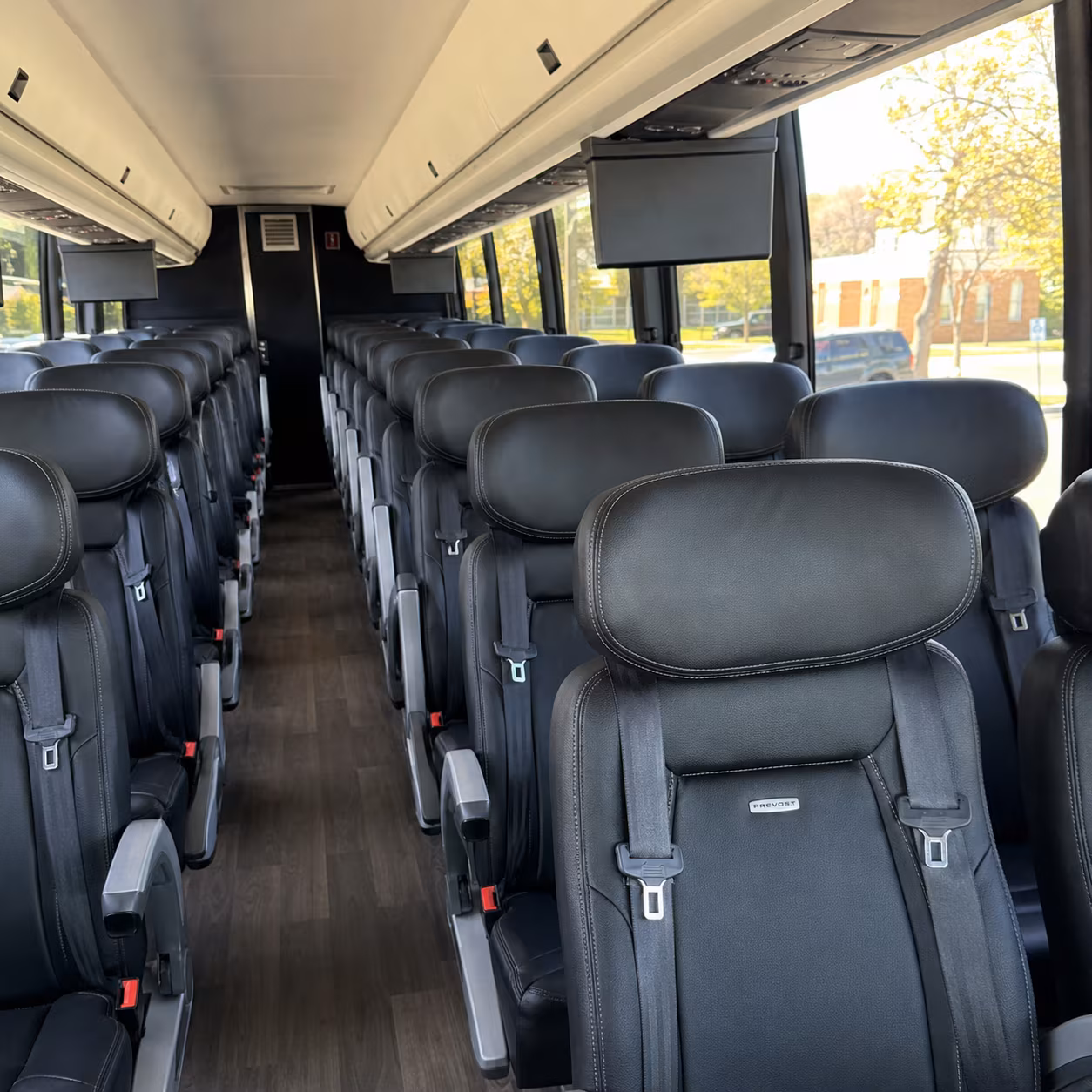 Little Rock School Event Transportation onboard seating