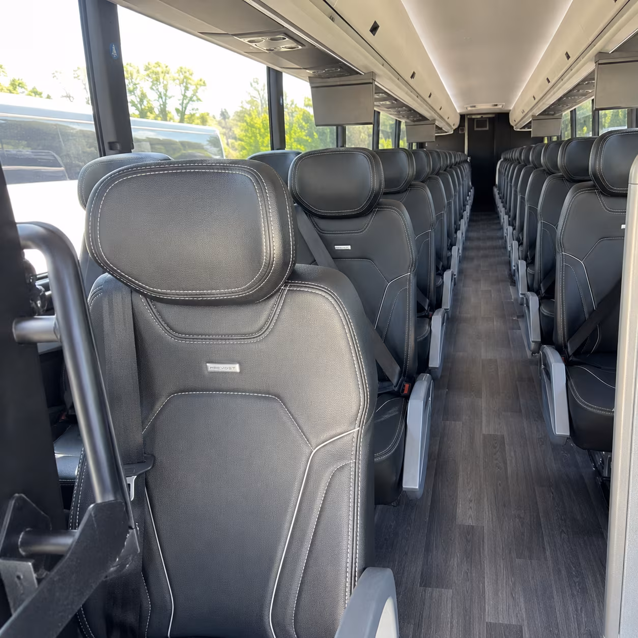Little Rock School Event Transportation party bus exterior