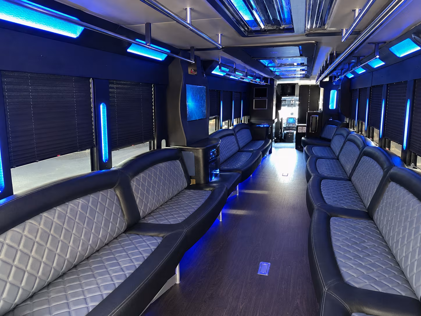Little Rock Sporting Event Transportation onboard seating